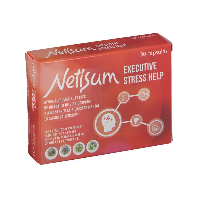Phergal Netisum Executive Stress Help - 30 Cápsulas