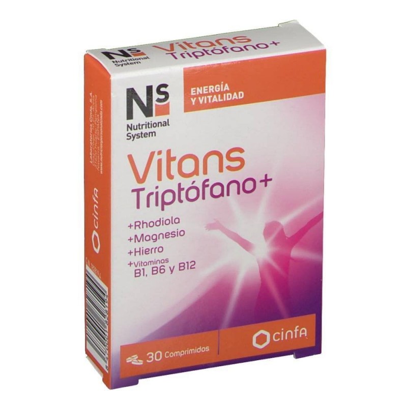Nutritional System Vitans Triptófano - 30 Comprimidos