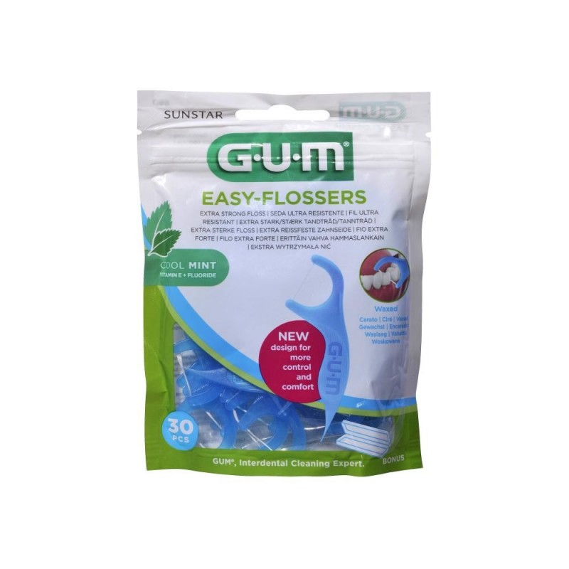 Gum Easy Flossers Seda Dental - 30 Unidades