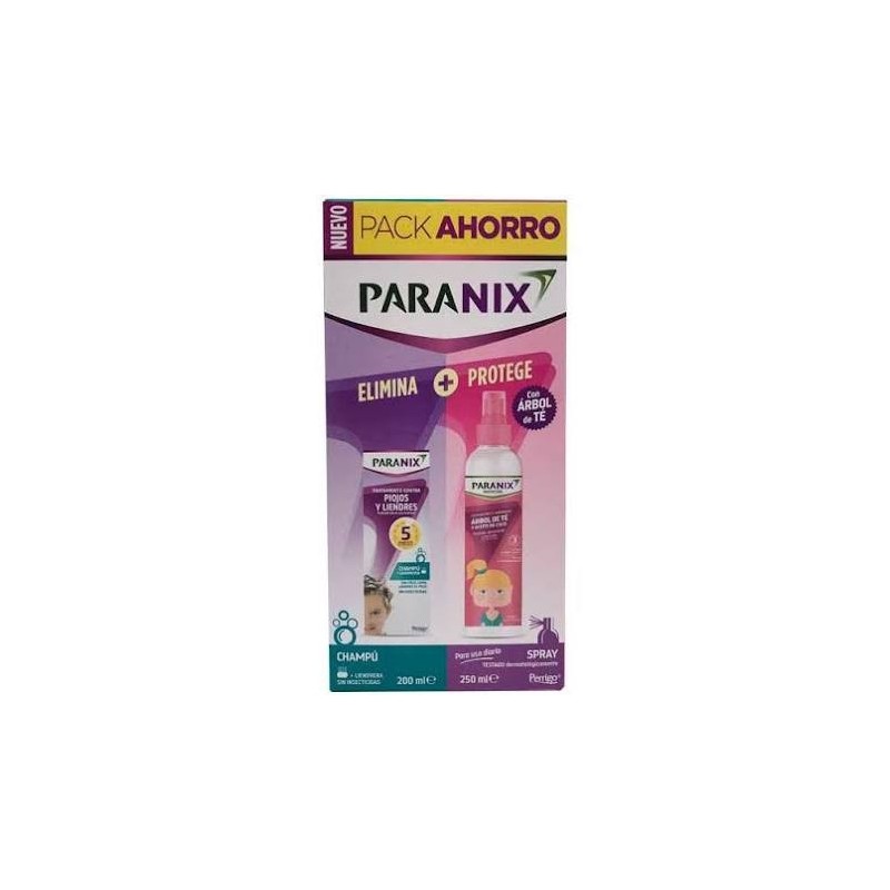 Paranix Pack Champú Antipiojos + Arbol Del Té Niña - 200ml + 250ml