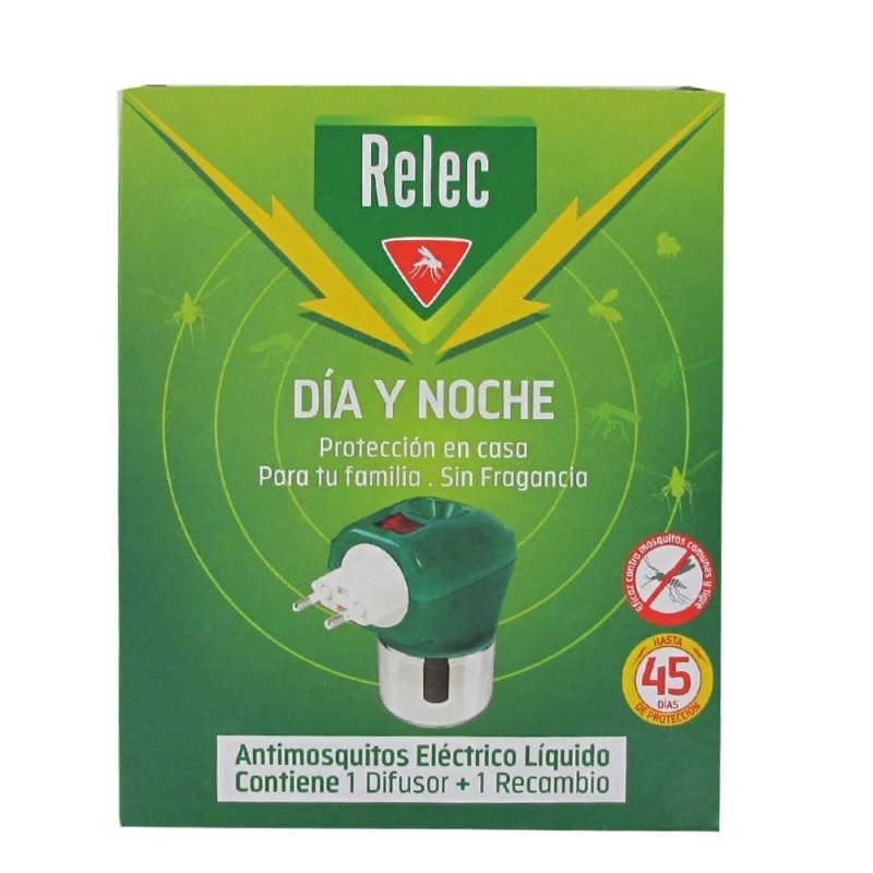 Relec Día Y Noche Dispositivo New Antimosquitos Eléctrico