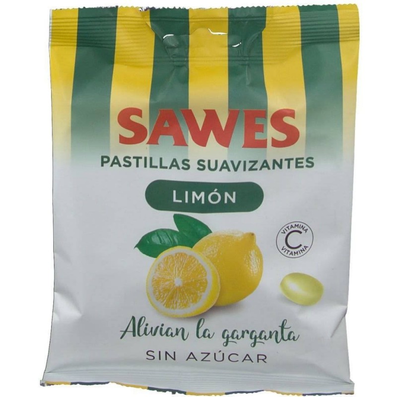 Sawes Bolsa Caramelos sin Azúcar Sabor Limón - 50gr