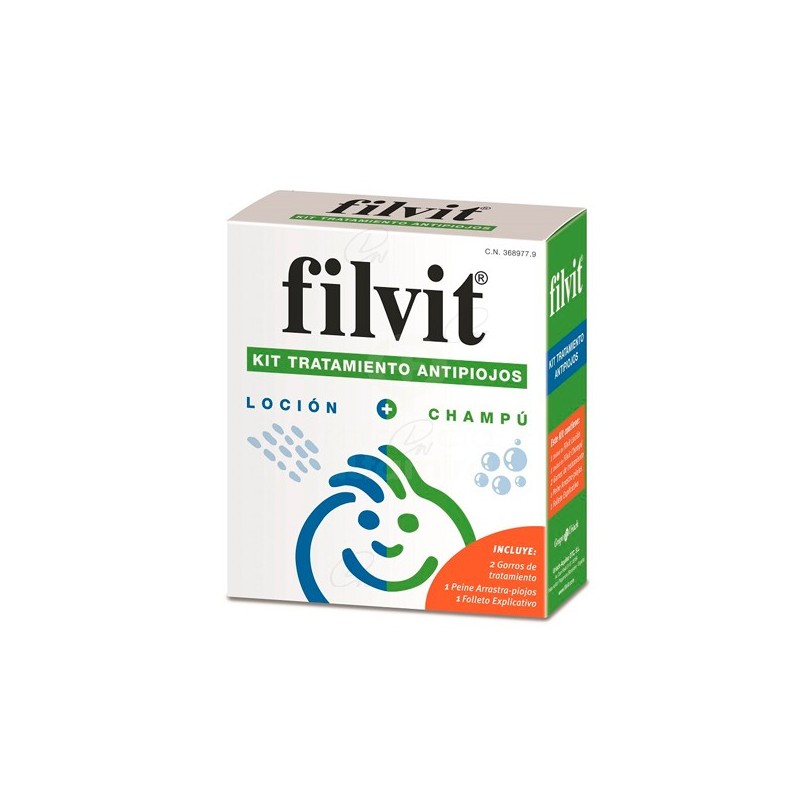 Filvit Kit Tratamiento Antipiojos - 100ml + 100ml