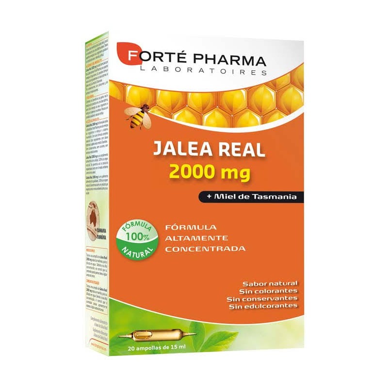 Forté Pharma Jalea Real 2000mg - 20 Ampollas