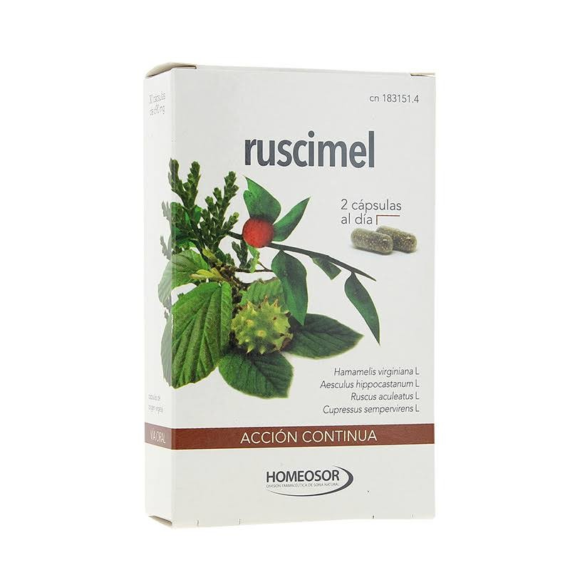 Pharmasor Ruscimel - 30 Cápsulas