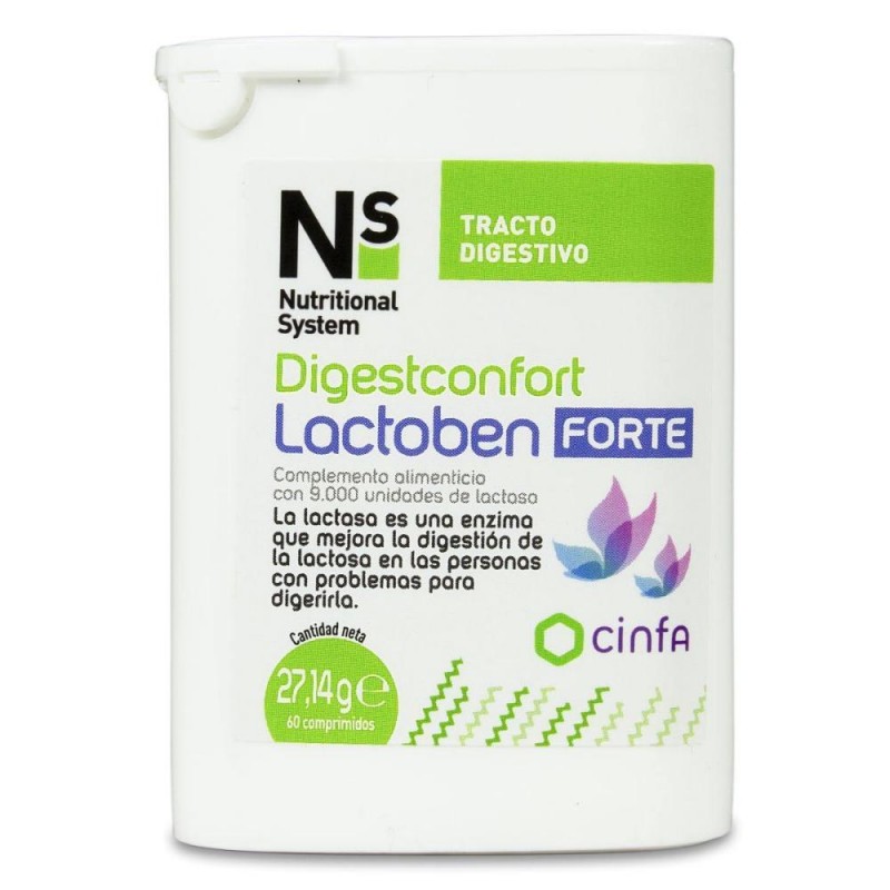 Nutritional System Digestconfort Lactoben Forte - 60 Comprimidos