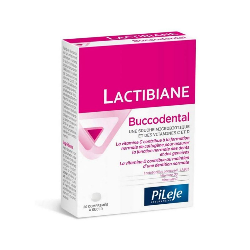 Pileje Lactibiane Bucodental - 30 Comprimidos