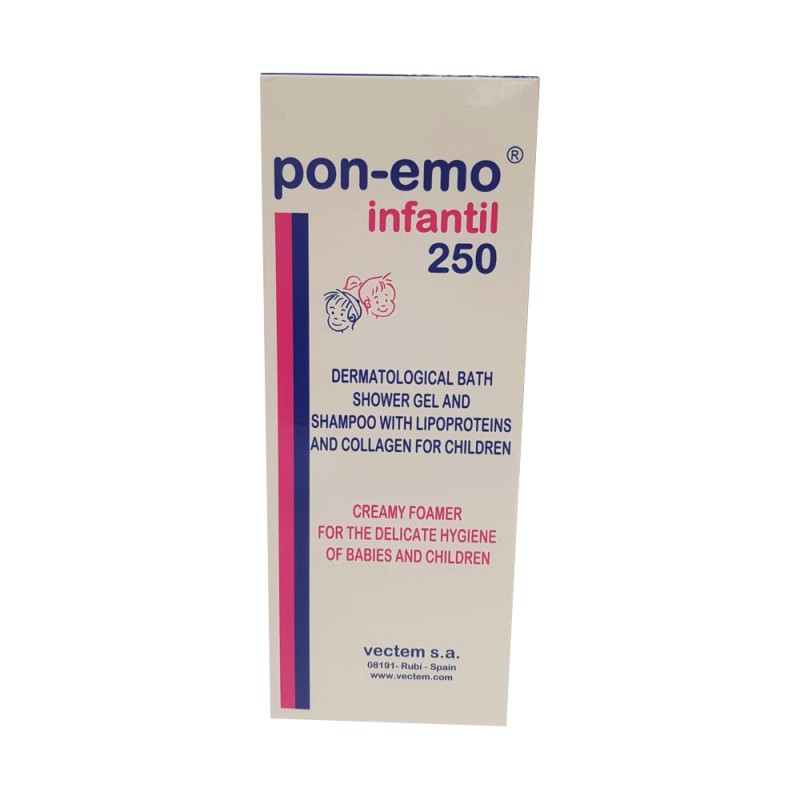 Pon-Emo Infantil Solución Gel Dermatológico-Champú - 1000ml