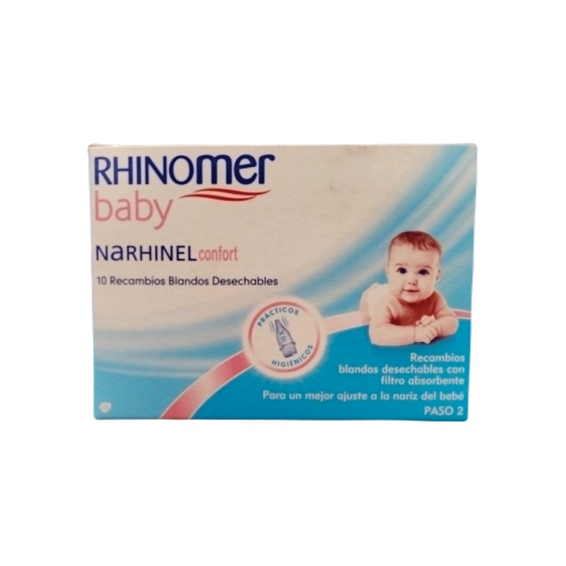 Rhinomer Narhinel Confort Recambio Aspirador Nasal - 8 Recambios