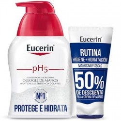 Eucerin Pack Oleogel + Crema Manos Urea - 250ml + 75ml