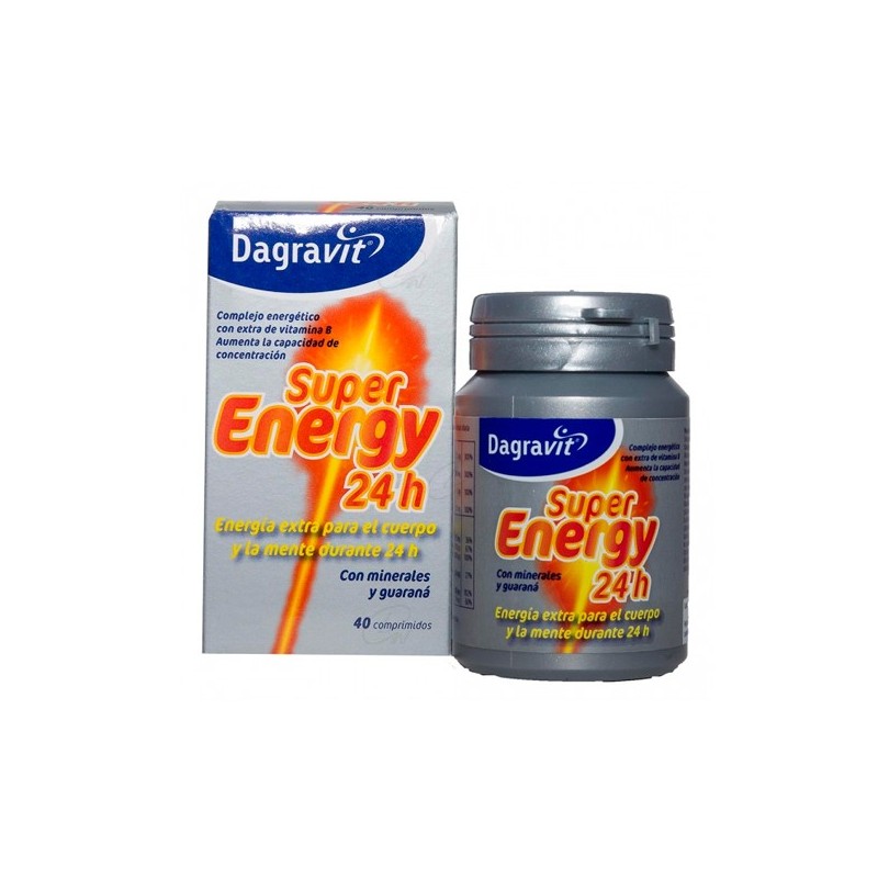 Dagravit Super Energy 24h - 40 Comprimidos