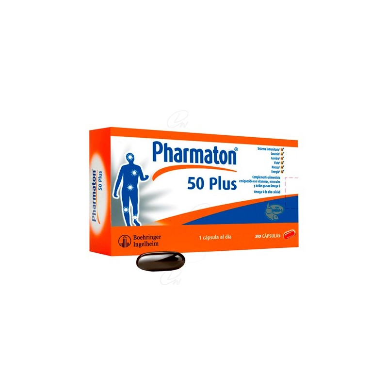Pharmaton 50+ - 30 Cápsulas