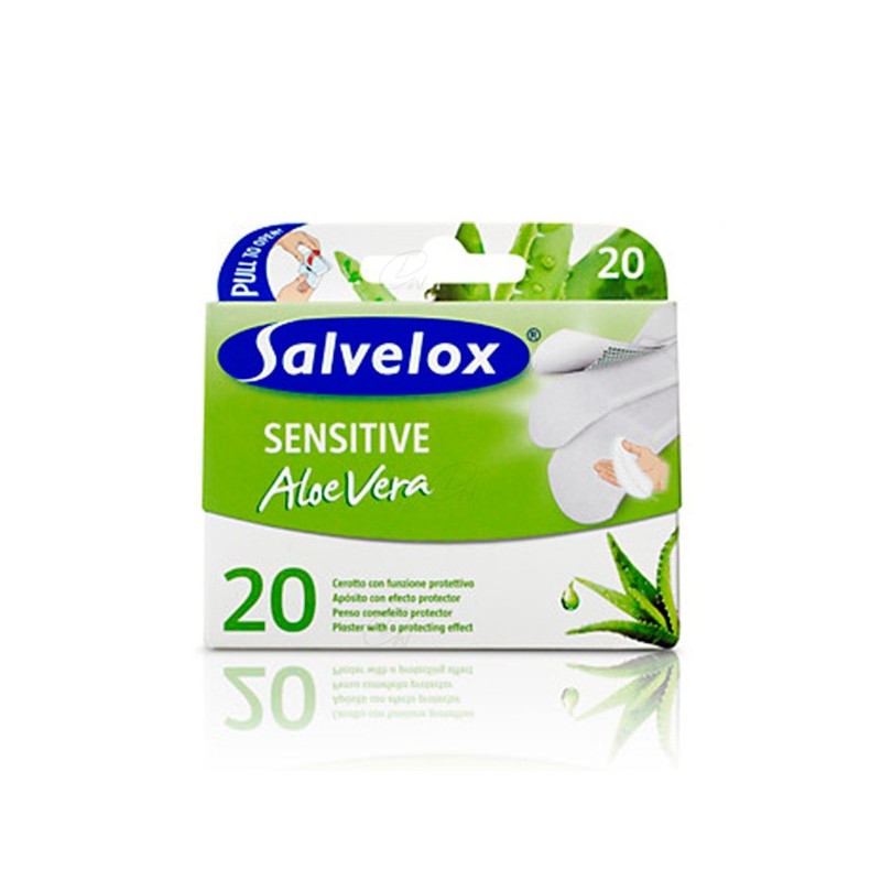 Salvelox Apósitos Sensitive Aloe Vera - 20 Apósitos