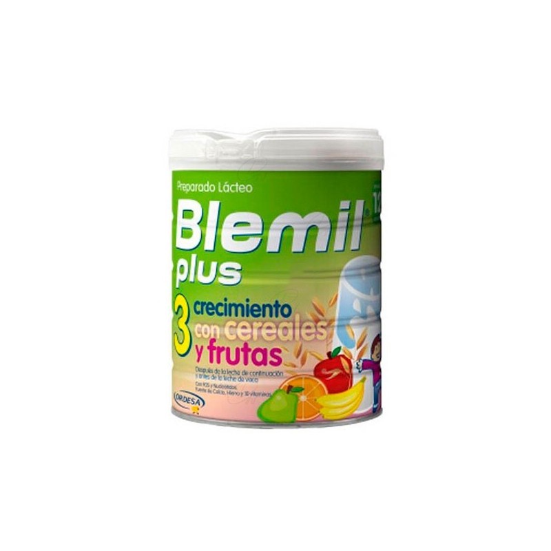 Blemil Plus 3 Leche Crecimiento Cereales - Fruta - 800gr
