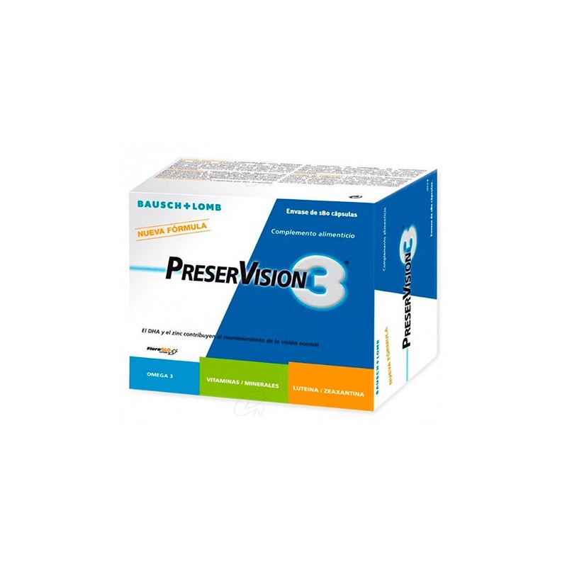 Bausch & Lomb Perservision 3 Pack - 180 Cápsulas