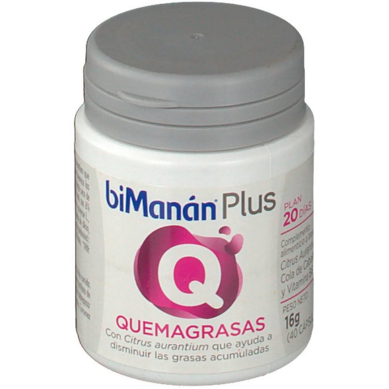 Bimanan Plus Q Quemagrasas - 40 Comprimidos