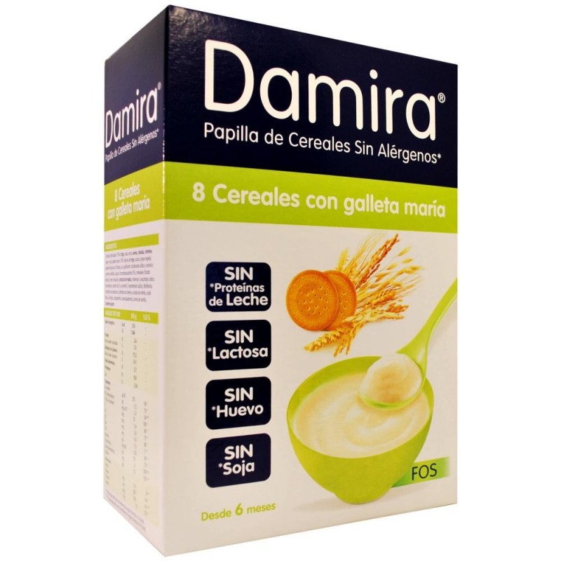 Damira Papilla FOS Cereales - Galletas - 600gr