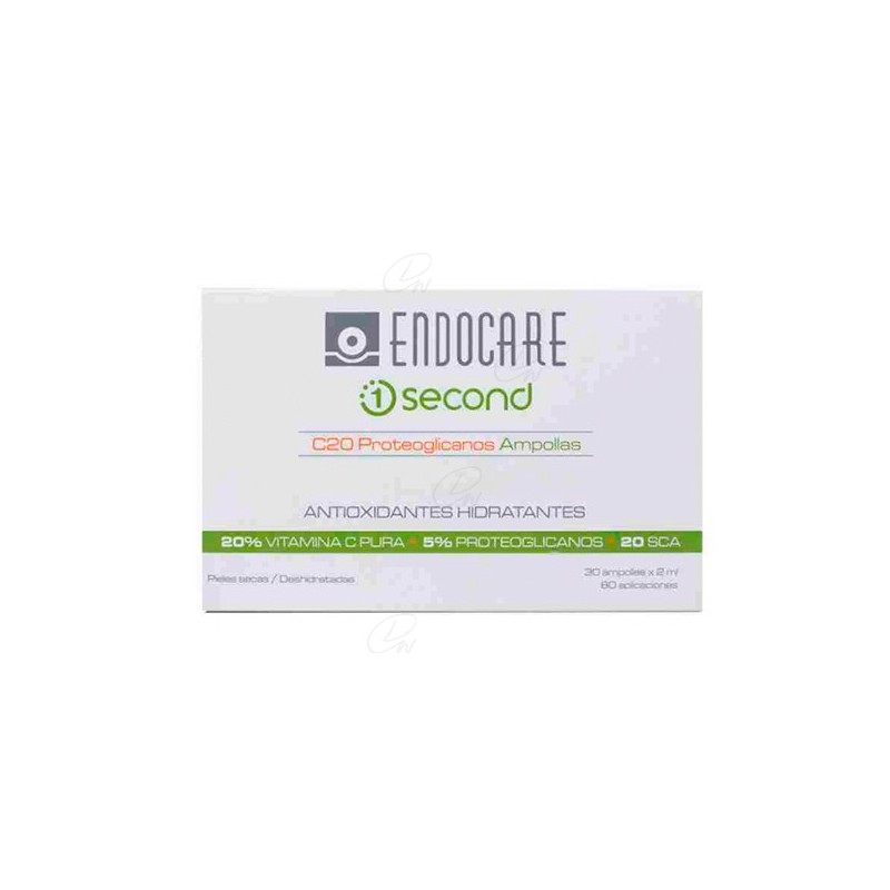 Endocare 1 Second C20 Ampollas Antiedad - 30 x 2ml