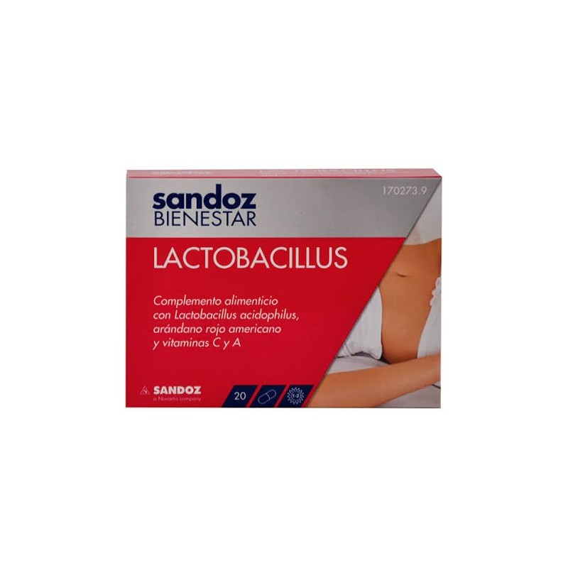 Sandoz Bienestar Lactobacillus - 20 Cápsulas